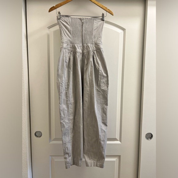 Rebeca Taylor La Vie Crisp Stripe Jumpsuit - Picture 9 of 15